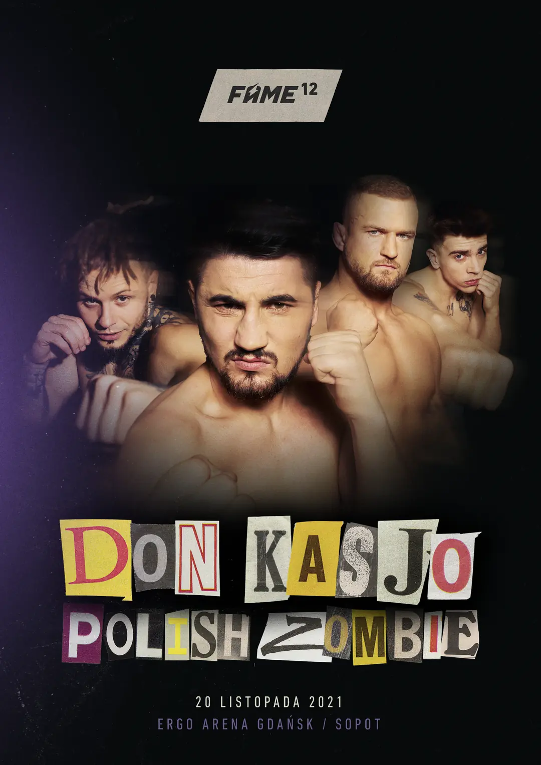 FAME 12: Don Kasjo vs. Polish Zombie – plakat